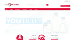 Desktop Screenshot of labbrands.com